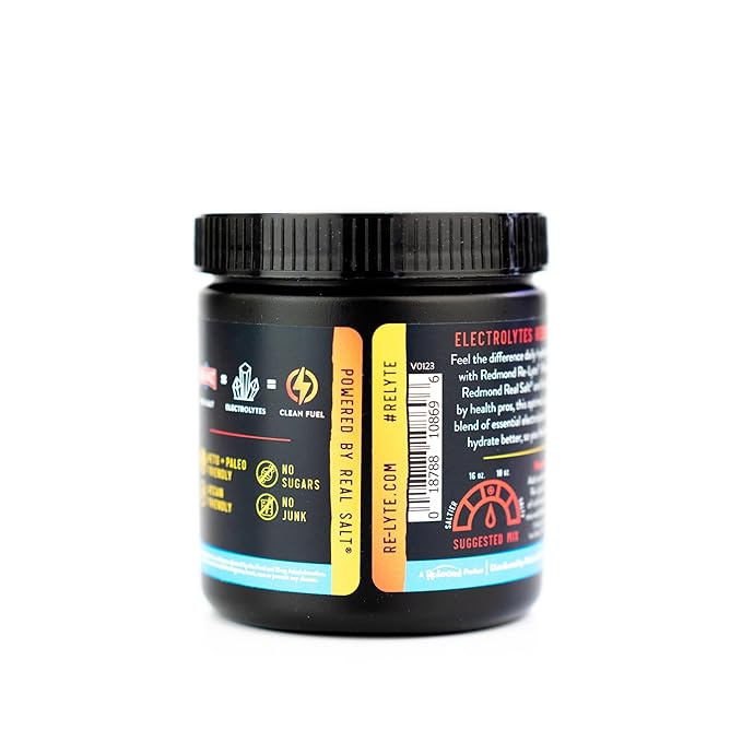 REDMOND Re-Lyte Electrolyte Drink Mix Strawberry Lemonade 30 serving SMALL 6.88oz jar