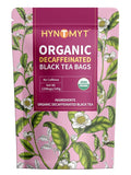 HYNTMYT Organic Decaffeinated Black Tea Bags USDA Organic Decaf Black Tea Mellow &amp Smooth Taste Unsweetened 120 Count
