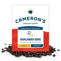 Cameron's Coffee Roasted Whole Bean Coffee Flavored Highlander Grog 4 Pound