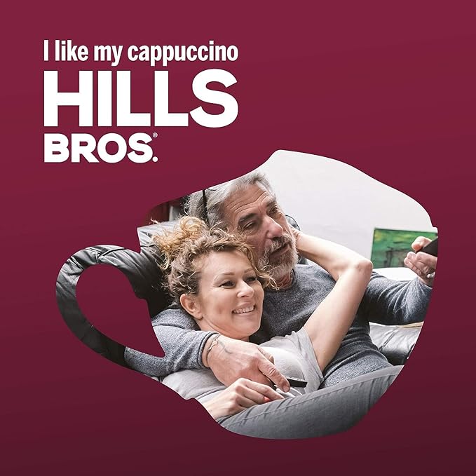 Hills Bros Instant Decadent Classic Cappuccino Mix with a Hint of Sweetness Easy to Use and Convenient Enjoy Coffeehouse Flavor at Home Frothy 14 Oz (Pack of 3)