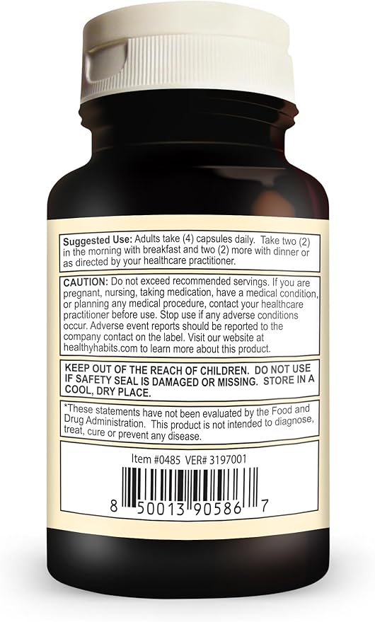 Healthy Habits StrictionBP Bottle 120 Veg Capsules