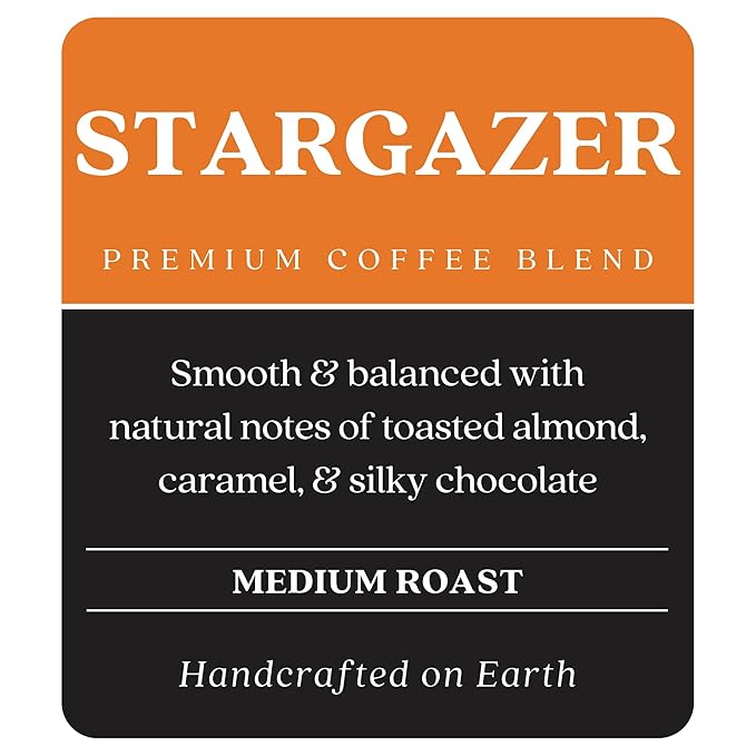 Copper Moon Medium Roast Whole Bean Coffee Stargazer Blend 2 Lb