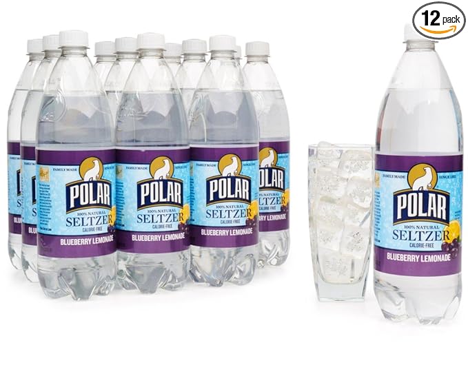 Polar Beverages Lemonade - Bluberry - Case Of 12 - 33.8 Fl Oz