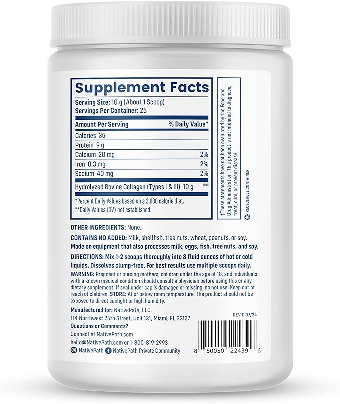 NativePath Collagen Stick Packs and Collagen 25 Bundle