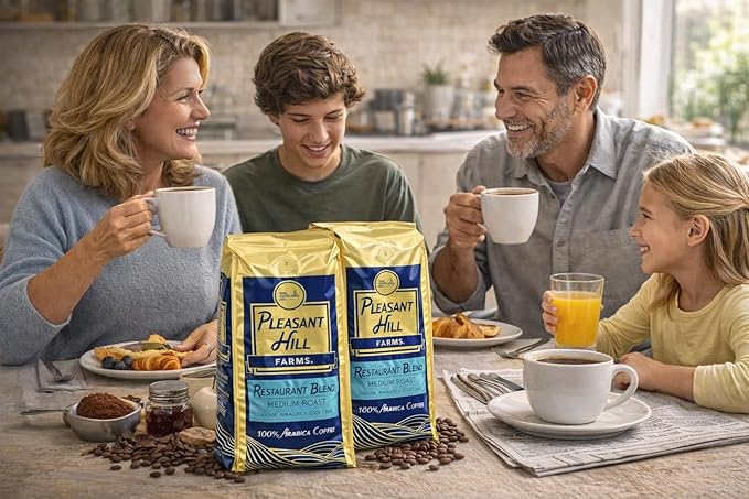 Premium Selection Ground Coffee Bland 2 Pack (5 lb Each) Arabica beans Restaurant blend