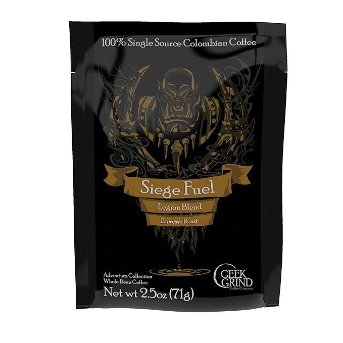 Geek Grind Whole Bean Coffee 7 Roasts Sampler Gift Box