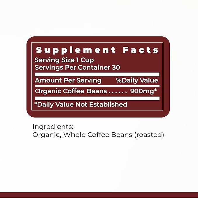Quantum Organic Whole Roasted Coffee Beans - Medium Roast From Guji Region of Ethiopia Crafted for Optimal Health Benefits Sweet &amp Fruity Well-Balanced Gluten Free Sustainable Non-GMO - 1 P