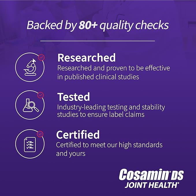 Nutramax Laboratories Cosamin® DS Joint Health Supplement with Glucosamine &amp Chondroitin for Adult Men &amp Women Joint Supplement 150 Caplets