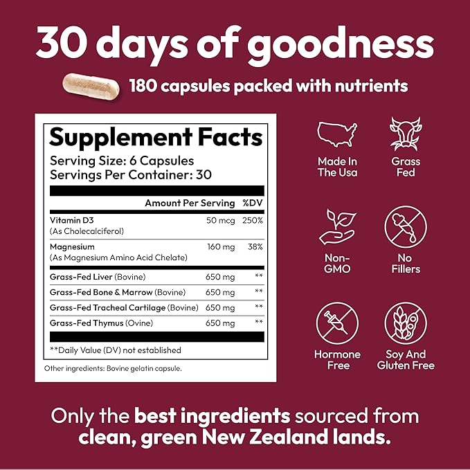 Gum Restore - Gum Repair for Receding Gums | Teeth Magnesium Supplements Oral Care Remineralizing Dental Health Vitamins for Adults | 1 Month Supply 180 Capsules Made in USA