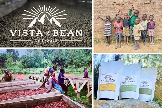 UGANDAN GREEN COFFEE BEANS (UNROASTED) - 5 LB BAG - NATURAL / DRUGAR - Naturally Processed - Eastern Africa - Rwenzori Mountains - Organically Farmed &amp Relationally Sourced - 100% Arabica - SL14 &