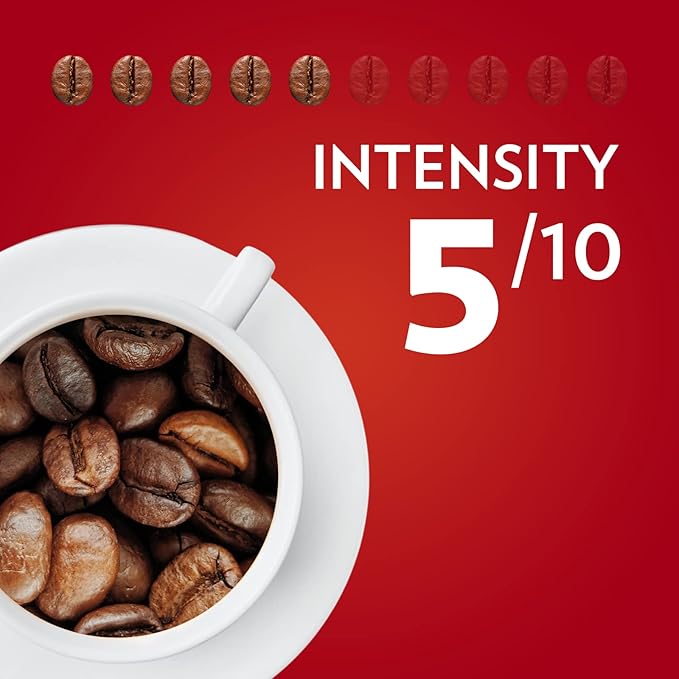 Lavazza Qualità Rossa Whole Bean Coffee Medium Roast Arabica and Robusta Blend 2.2 lb Bag (Pack of 1)