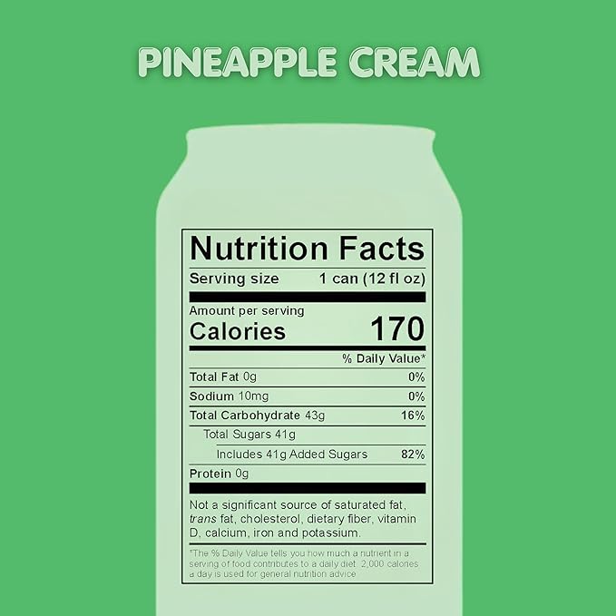 Shonen Soda - Pineapple Cream | 12 Fl Oz Can | 12-Pack