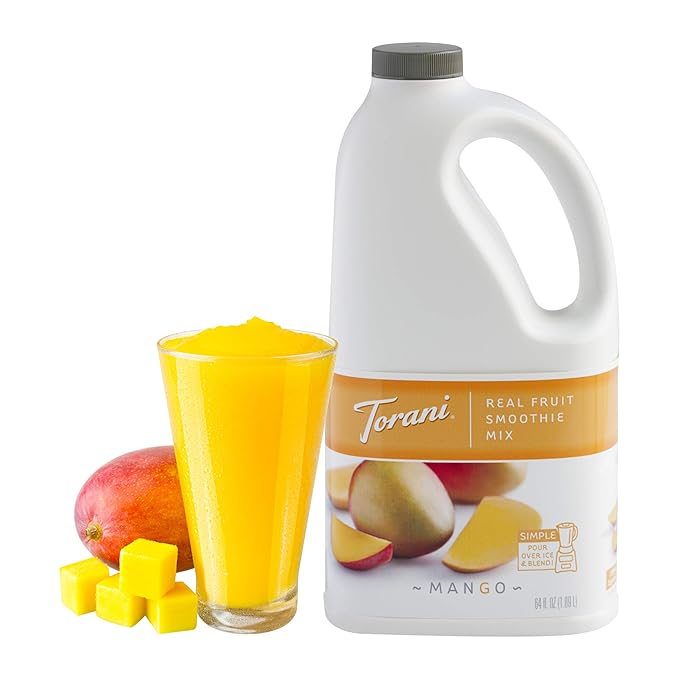 Torani Real Fruit Smoothie Mix Mango 64 Ounce