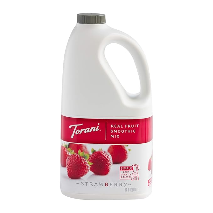 Torani Real Fruit Smoothie Mix Strawberry 64 Ounce