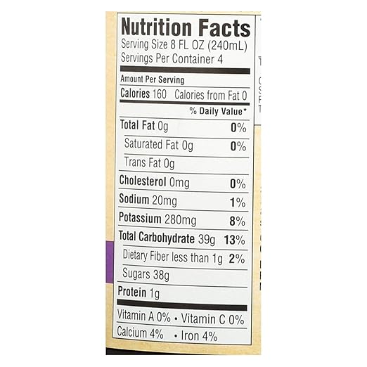Santa Cruz Organic Concord Grape Juice 32 Ounce -- 12 per case.