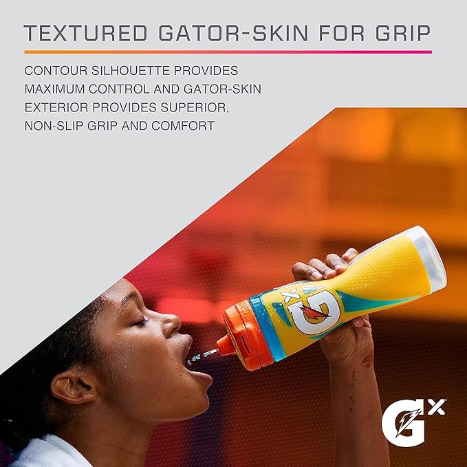Gatorade Gx NFL Non-Slip Squeeze Bottles Gx Hydration System &amp Gx Sports Drink Concentrate Pods