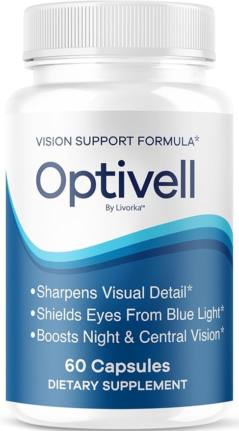 Optivell Eye Capsules - Official Optivell Advanced Premium Vision Support Pills - Maximum Strength Natural Vitamins for Overall Health &amp Wellness Reviews 60 Capsules for 1 Month