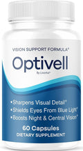 Optivell Eye Capsules - Official Optivell Advanced Premium Vision Support Pills - Maximum Strength Natural Vitamins for Overall Health &amp Wellness Reviews 60 Capsules for 1 Month