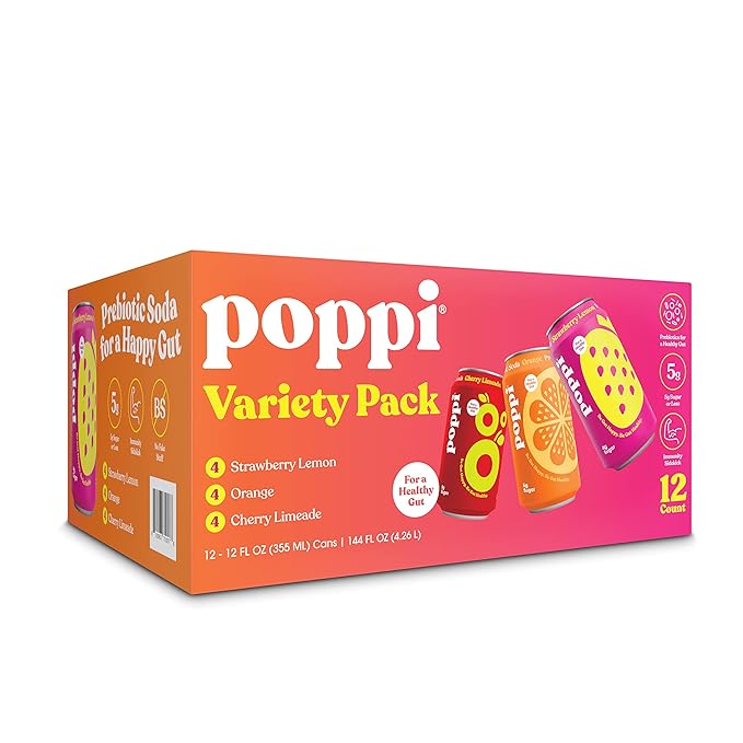 Poppi Variety Pack 12 oz 12-count