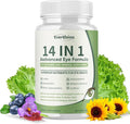 14 in 1 Advanced Eye Formula Eye Vitamin and Mineral Supplement with Zinc Lutein Zeaxanthin &amp Bilberry Extract 60ct