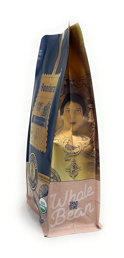 Kafie 1901 Honduras Organic Coffee – 1 lb Whole Bean – Single Origin Specialty Grade Small-Batch Roasted in Miami