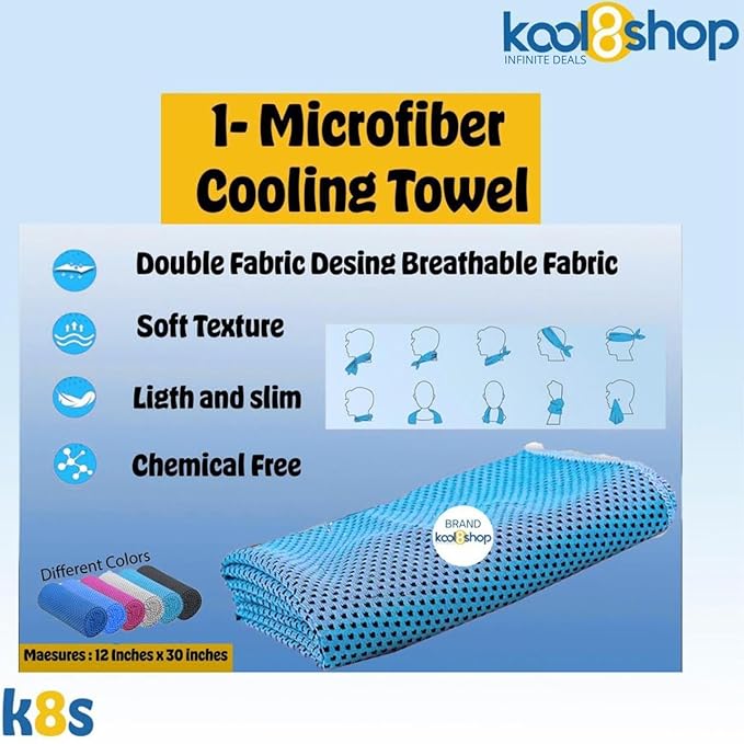 Electrolit Zero Variety Pack Hydration Drink With Electrolytes 21 fl oz Plastic Bottle 9 Pack + 1 Microfiber Cooling Towel by KOOL8SHOP Infinite Deals
