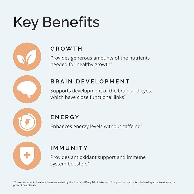 BRAINMD Dr Amen Kids’ NeuroVite Orange Flavor - 120 Penguin-Shaped Chewables - Multivitamin &amp Mineral Supplement - Promotes Healthy Development &amp Growth - Gluten Free - 60 Servings