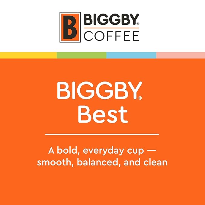 BIGGBY® Best Ground Coffee 100% Farm-Direct 12oz Bag Medium Roast (Pack of 2)