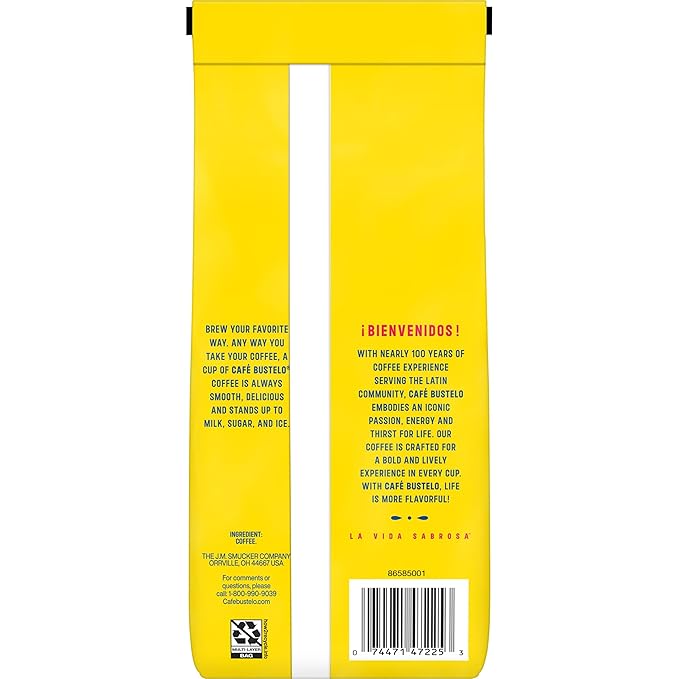 Café Bustelo Light Roast Ground Coffee 11-Oz. Bag (Pack of 6)