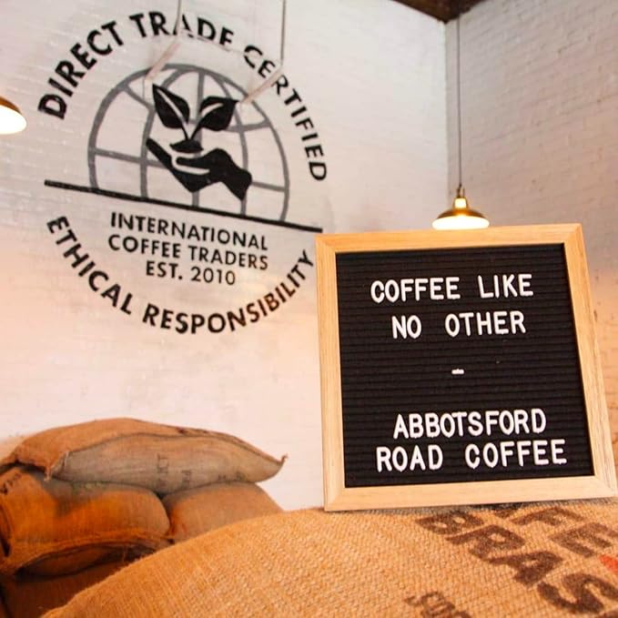 Abbotsford Road - Specialty Coffee Variety Pack Espresso Gourmet Roasted Coffee Beans Ideal for Cold Brew Drip Aeropress Pour Over or Percolator Includes Two 12oz Bags (Francese | Nero Ground)