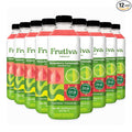 Frutiva Authentic Strawberry Lemonade Drink Mix | Made in Mexico with Cane Sugar | Aguas Frescas Concentrate Makes 2.6 Gallons Per Bottle | No High Fructose Corn Syrup | Perfect for Drinks Desserts &