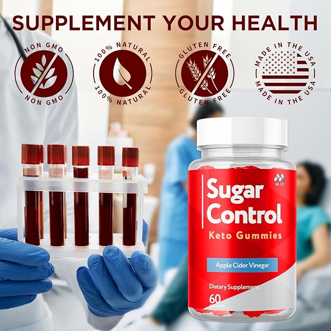 (3 Pack) SugarControl Keto Gummies Official SugarControl Gummys with All Natural Ingredients Advanced Apple Cider Vinegar Gummy for Health and Wellness Max Strength Vitamin Supplement (180 Gummies)