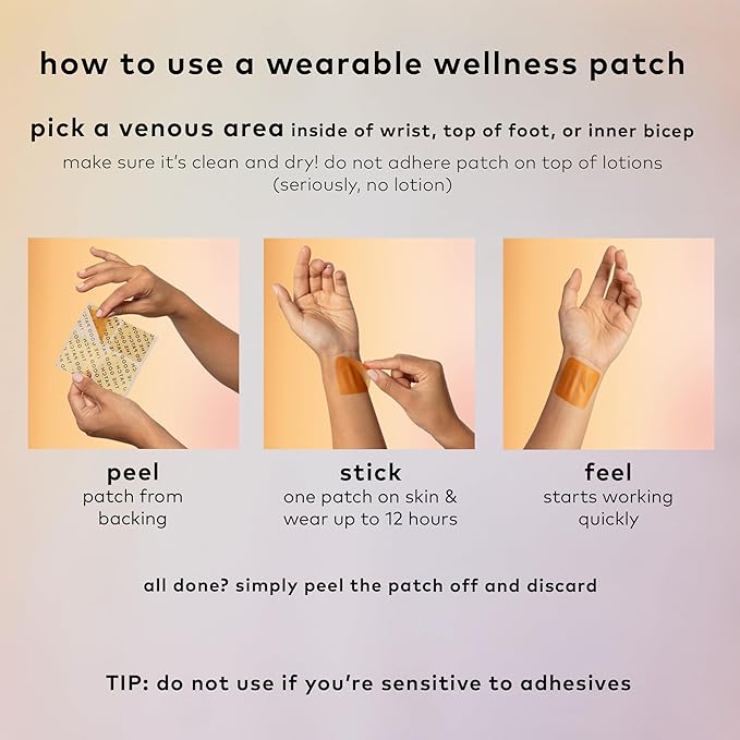 The Good Patch Rescue Recovery Patch Natural Patch with DHM Vitamin B1 and Green Tea Plant-Powered Wearable Wellness Support After a Night Out (24 Total Patches)
