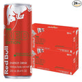 Red Bull Red Edition Energy Drink Watermelon with 80mg Caffeine plus Taurine &amp B Vitamins 8.4 Fl Oz 2 Packs of 12 Cans (Pack of 24)