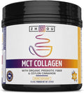 Zhou MCT Flavored Collagen Peptides Powder for Women and Men - Hydrolyzed Collagen Supplement with MCT for Joints Bones Hair Skin &amp Nails - Natural Vanilla Flavor 13.4 oz