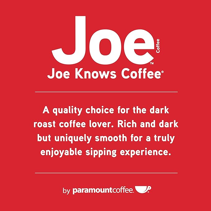 Joe Knows Coffee Single Serve Cups Pods and Capsules Tall Dark and Handsome 48 Count