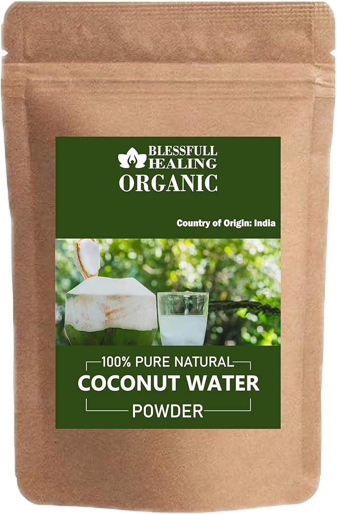 Blessfull Healing Organic Coconut Water Powder 100% Pure Natural 200 Gram / 7.05 oz