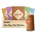 Ka’Chava All-In-One Nutrition Shake Blend 5 Flavor Sample Pack 5 Servings 85+ Superfoods &amp Nutrients Meal Replacement Greens Plant-Based Superfood Powder Protein Drink Digestive Enzymes &amp
