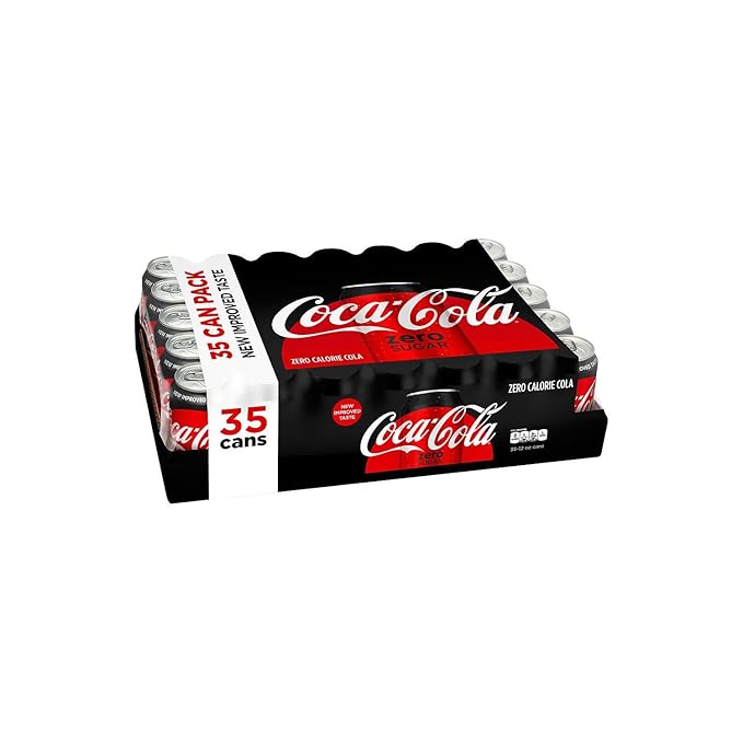 Coca-Cola Coke Zero Cans 12 Ounce [35 Cans]
