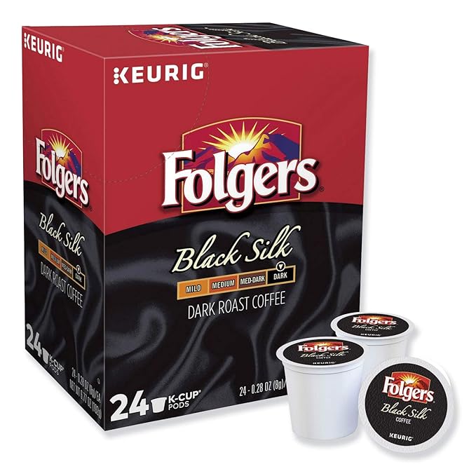 Folgers Black Silk K-Cup for Keurig Brewers 96 Count