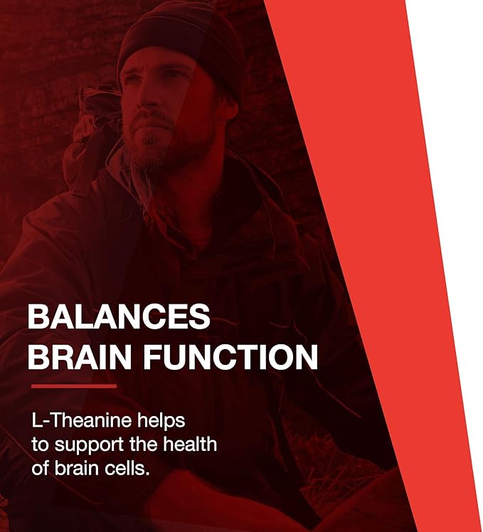PROTOCOL FOR LIFE BALANCE L-Theanine 200mg - Normal Stress Relief - Non-Drowsy - 60 Veg Caps