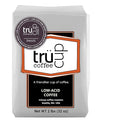 trücup Low Acid Coffee French Roast Coffee Ground - Coarse Ground 2 LB Natural Water&ampSteam Process 60% Less Acid Stomach-Friendly Rich in Antioxidants
