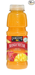 Langers Juice Mango Nectar 15.2 Fl Oz (Pack of 12)