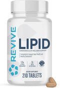 Revive MD Lipid Support Formula - Supplement Helps Maintain Healthy Cholesterol Levels Endothelial Health &amp Triglyceride Levels - Beta Sitosterol Citrus Bergamot &amp Pantethine (30 Servings)