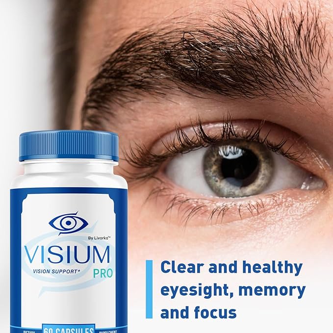 LIVORKA Visium Pro Vision Support - Official Health Supplement Capsules Natural VisiumPro Vitamin Pills for Visual Health &amp Wellness Visium Pro Reviews 60 Capsules for 1 Month
