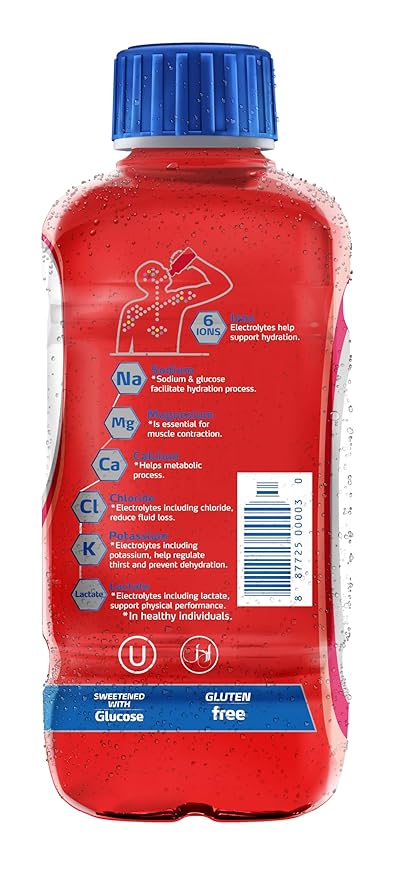 Electrolit Electrolyte Beverage Strawberry 21 Fl Oz bottle (Pack of 12)