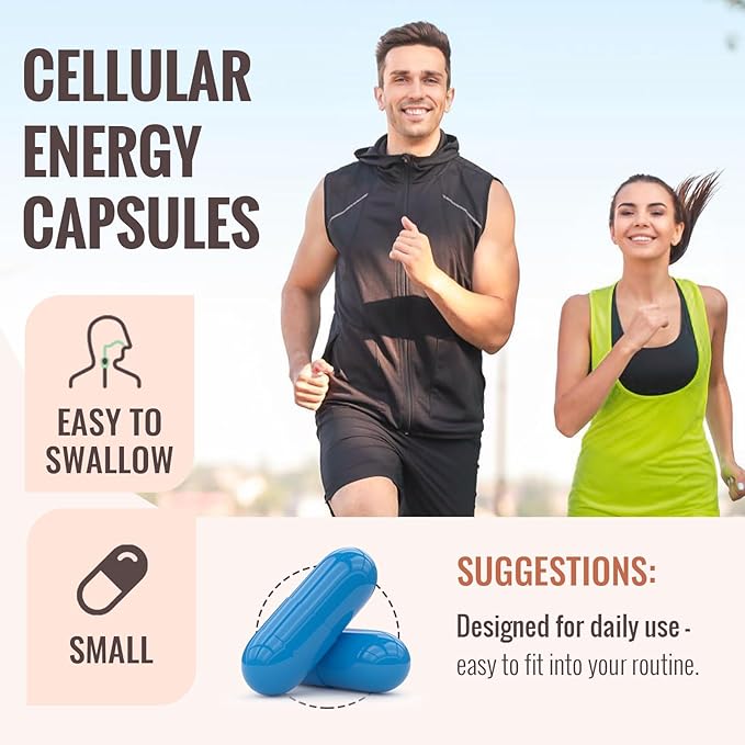 Resciency 2326 MG Mitochondrial Supplements with ATP Vitamins CoQ10 &amp PQQ More Effective Than Creatine HMB &amp Nitric Oxide Energy Endurance Strength Recovery &amp Muscle Organic 120 C