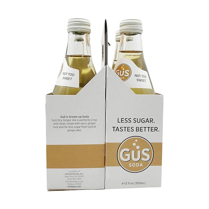 Gus Soda Soda Ginger Ale Xtra Dry 4pk