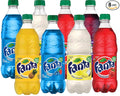 Fanta Orange Soda Berry Grape Strawberry Pina Colada Pineapple Variety Pack 20 Oz Bottles (Pack of 8 Total of 160 Oz) 20 Fl Oz (Pack of 8)