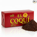 El Coquí Dark Roast Espresso Ground Coffee Rich Ground Coffee Bulk Coffee Authentic Puerto Rican Style Coffee Vacuum Sealed Ground Espresso Beans 8.83 oz (24 pack)